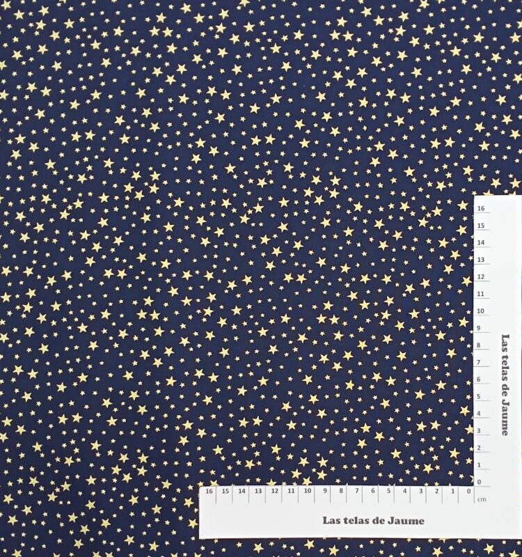 Estrella azul dorada
