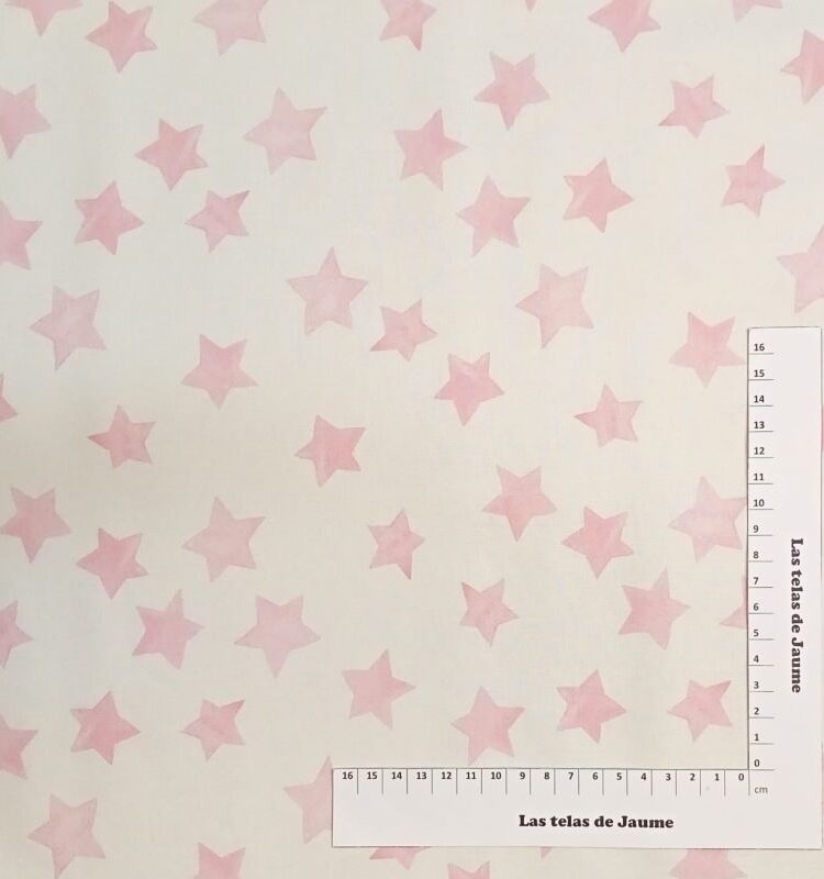 Estrella rosa grande